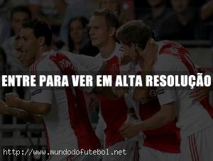 jogadores,ajax,comemoram