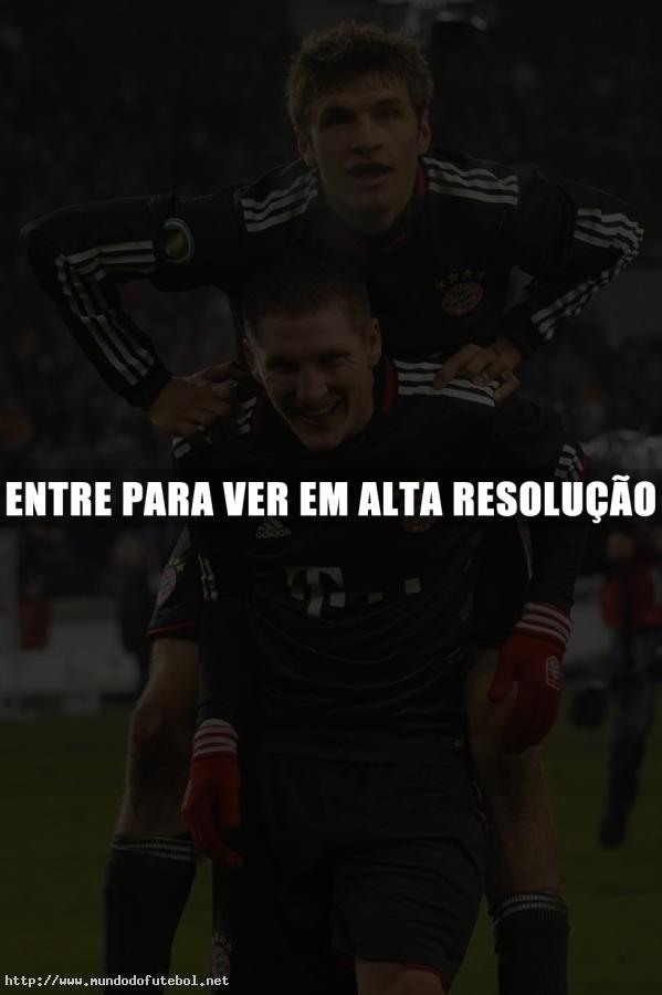 Muller e Schweinsteiger