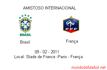 Brasil x França amistoso