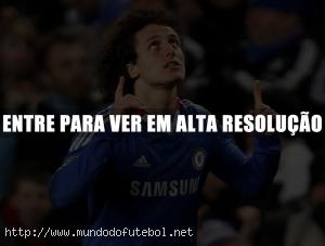 david luiz, comemoração, Chelsea,