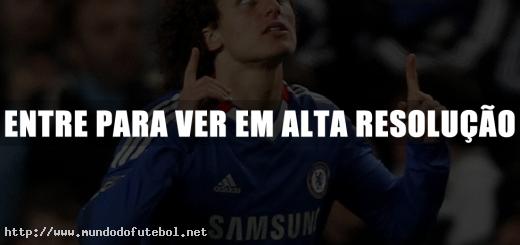 david luiz, comemoração, Chelsea,