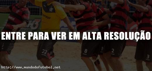 Bonde,Flamengo,comemoração,futebol de areia,mundialito