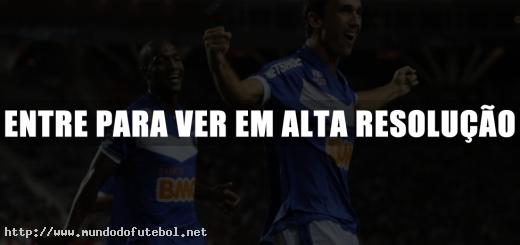 Thiago Ribeiro,comemoração,Cruzeiro,Libertadores