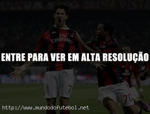 pato, robinho,milan,comemoração,internazionale