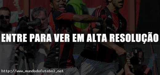 Flamini,Robinho,Milan,comemoração