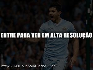 sergio aguero,Manchester City,comemoração