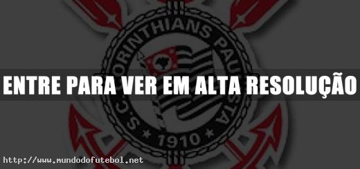 Escudo do Corinthians, sem as estrelas