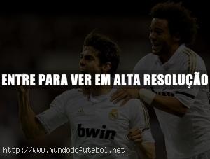 kaka, marcelo, real madrid, comemoração