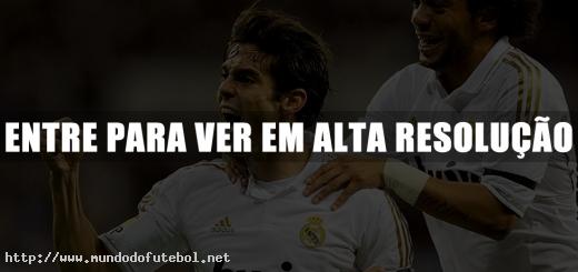 kaka, marcelo, real madrid, comemoração