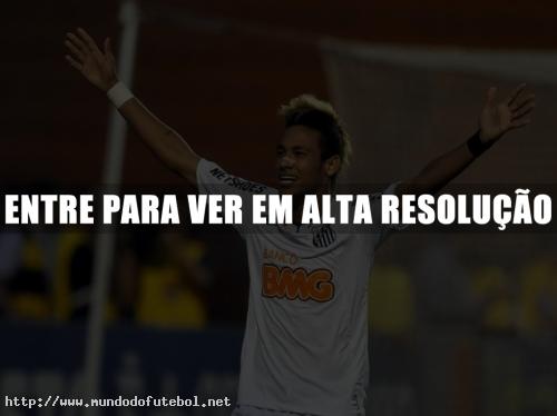 Neymar, comemoração, Santos