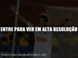 neymar, comemoração, Santos