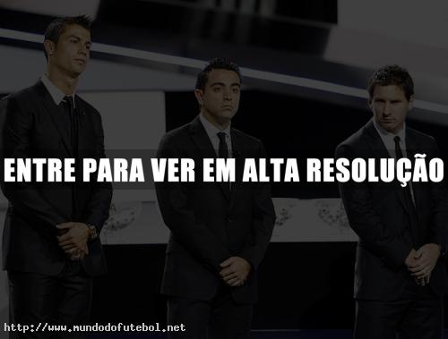 Cristiano Ronaldo, Messi, Xavi