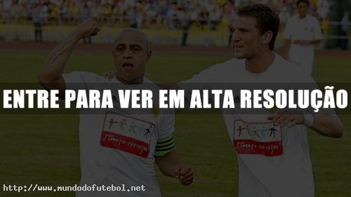 Roberto Carlos, comemoração, Anzhi