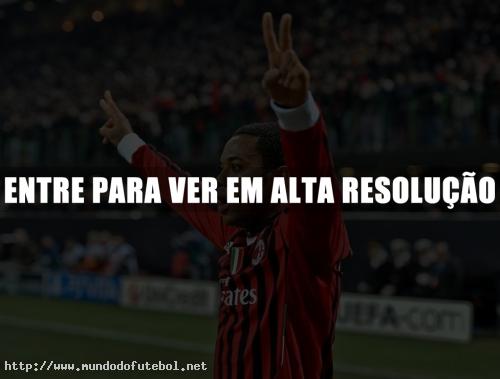 Robinho, comemoração, Milan, UEFA Champions League