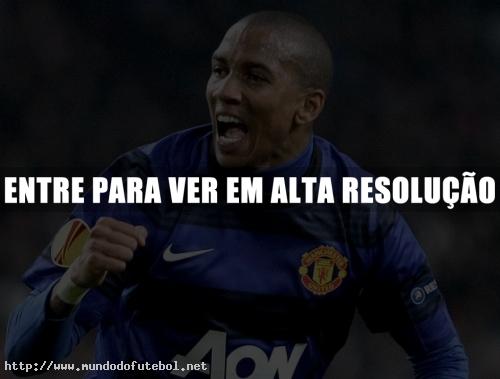 ashley young-, comemoração, manchester united, uefa europa league