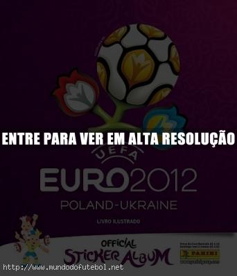 Livro Ilustrado, PANINI, ÁLBUM, uefa EURO 2012