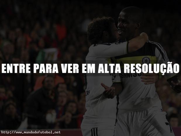 Ramires, comemoração, Chelsea, UEFA Champions League Ramires, comemoração, Chelsea, UEFA Champions League