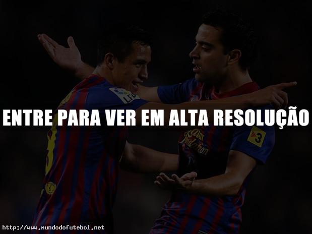 Sánchez, Xavi, comemoração, FC Barcelona