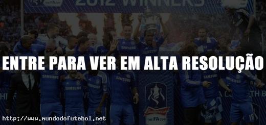 Comemoração, Chelsea, campeão, THE FA CUP