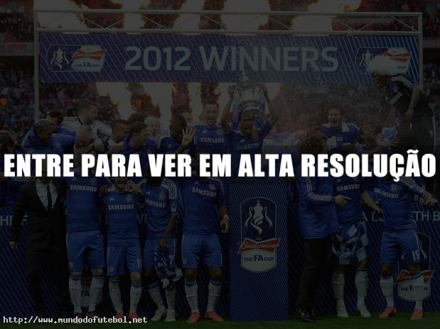 Comemoração, Chelsea, campeão, THE FA CUP