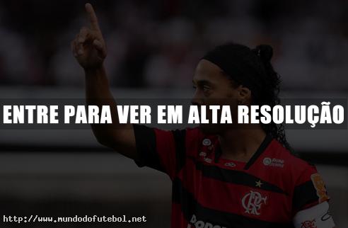 Ronaldinho, Gaúcho, Flamengo,comemoração