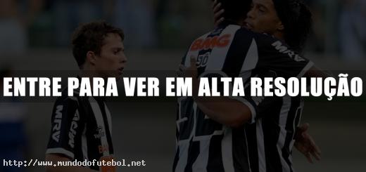 Bernard, Jô, Ronaldinho Gaúcho, comemoração, Campeonato Brasileiro, Atlético-MG