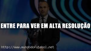 Iniesta, melhor da Europa.