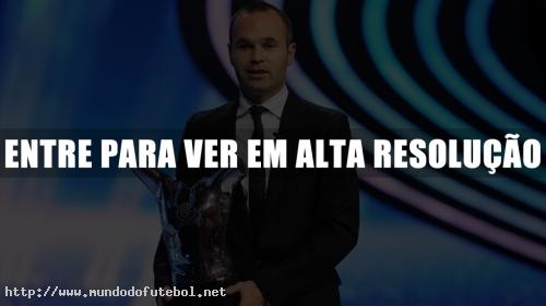 Iniesta, melhor da Europa.