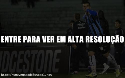 André Lima, Comemoração, Grêmio, Copa Bridgestone Sudamericana 
