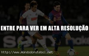 Messi, Neymar, Barcelona, Santos