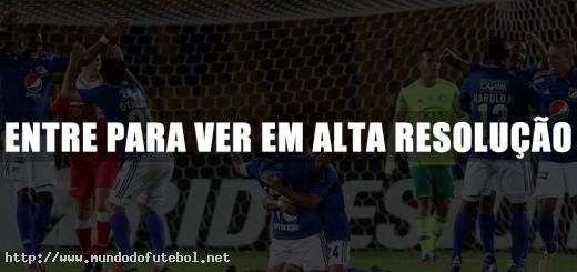 Millonarios, comemoração, Copa Bridgestone Sudamericana, Palmeiras