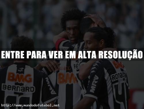 Ronaldinho, Comemoração, Atlético-MG, Brasileirão