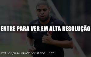 Adriano, treino, Flamengo