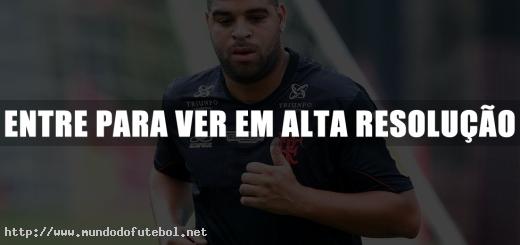 Adriano, treino, Flamengo