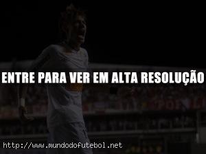 Neymar, Copa Libertadores, Comemoração, Santos x Internacional