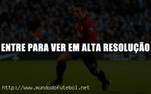 Van Persie, Manchester United, comemoração