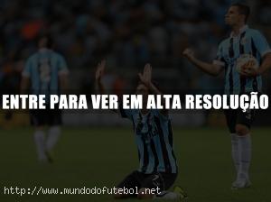 Elano, comemoração, Grêmio, Libertadores