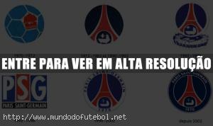 Evolução, escudos PSG