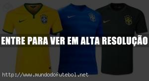 Camisolas da Selecção Brasileira para a Copa do Mundo
