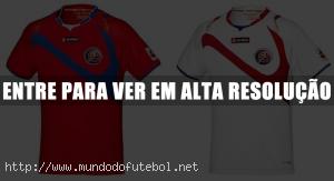 Camisolas da Costa Rica para a Copa do Mundo