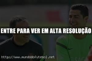 Paulo bento e Cristiano Roanldo